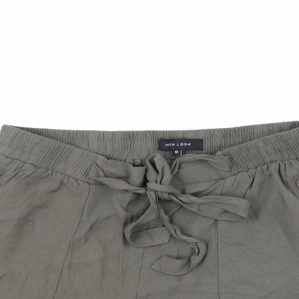 New Look Womens Green   Mom Shorts Size 12