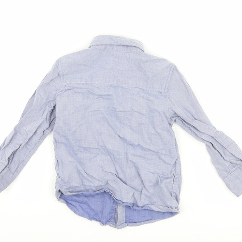 TU Boys Blue Argyle/Diamond  Basic Button-Up Size 12-18 Months