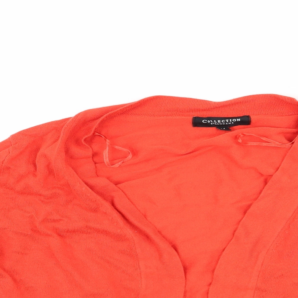 Debenhams Womens Red   Shrug Jumper Size 14