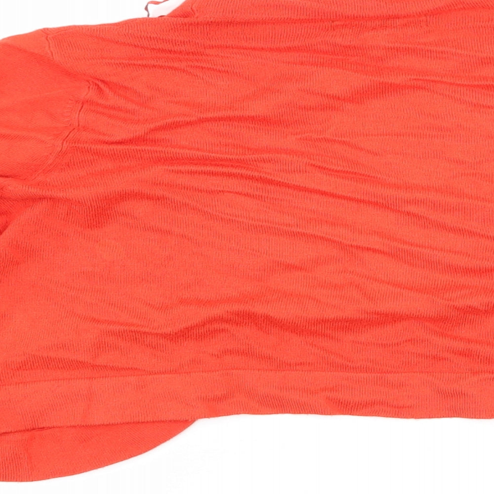 Debenhams Womens Red   Shrug Jumper Size 14