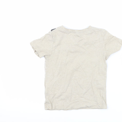 H&M Boys Brown   Basic T-Shirt Size 2-3 Years  - Tiger