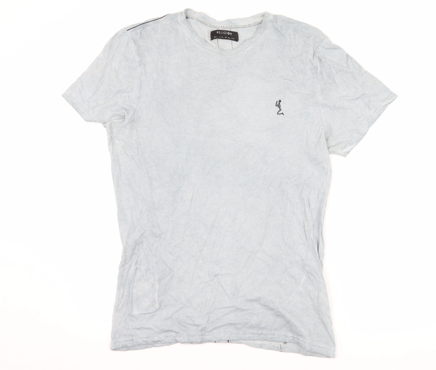 Religion Mens Grey    T-Shirt Size M