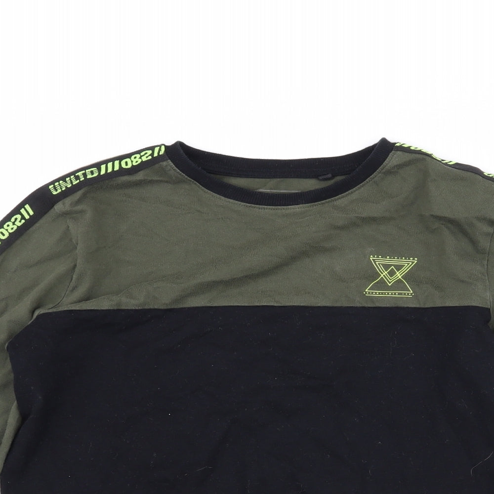 NEXT Boys Black   Basic T-Shirt Size 11 Years