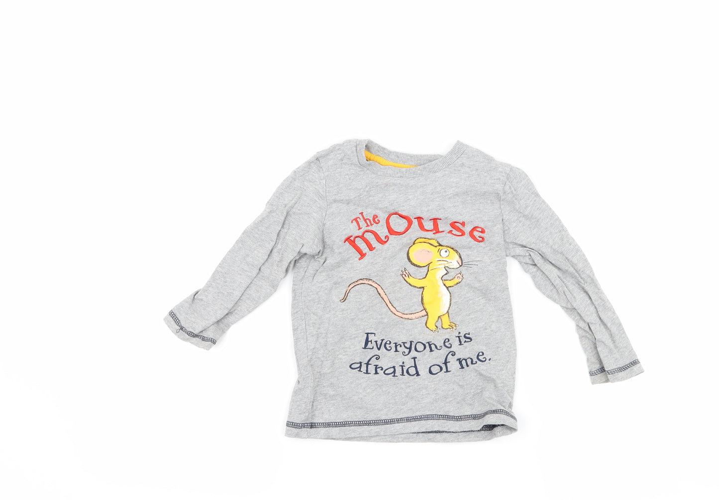 TU Baby Grey   Basic T-Shirt Size 18-24 Months  - The Gruffalo