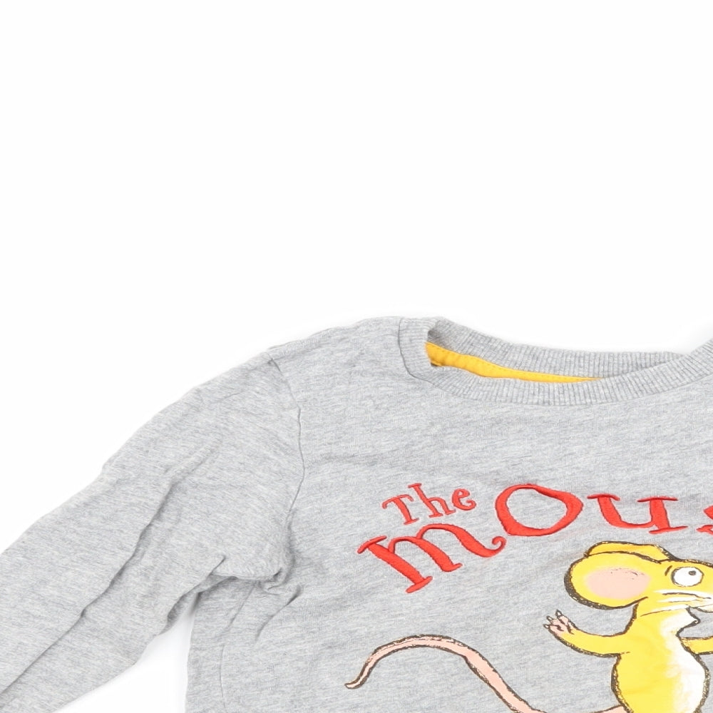 TU Baby Grey   Basic T-Shirt Size 18-24 Months  - The Gruffalo