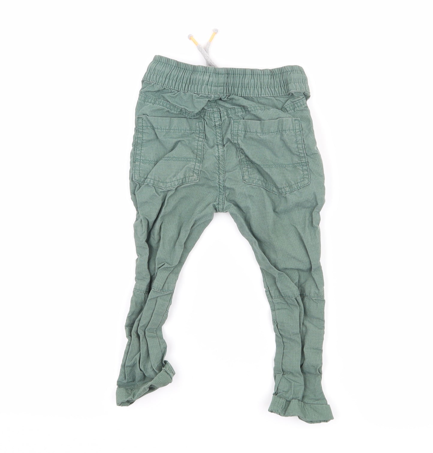 F&F Boys Green   Cargo Trousers Size 18-24 Months