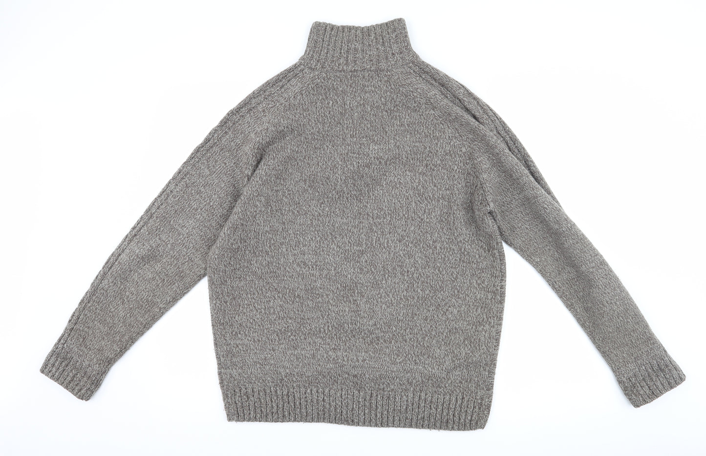 PREMIER MAN Mens Brown   Henley Jumper Size L