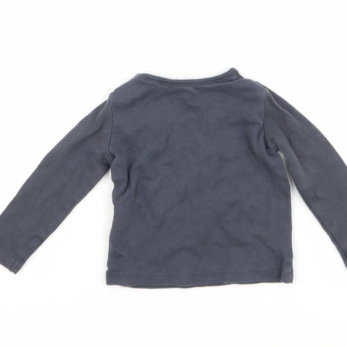 Lupilu Girls Black   Basic T-Shirt Size 3-6 Months  - Giraffe