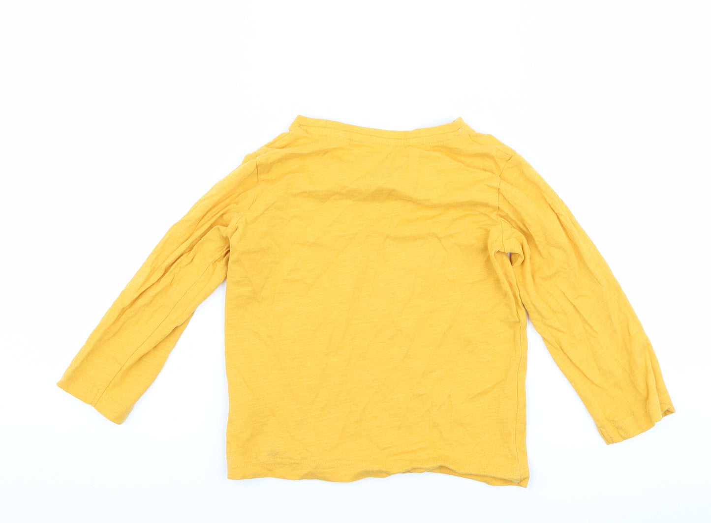 NEXT Boys Yellow   Basic T-Shirt Size 18-24 Months