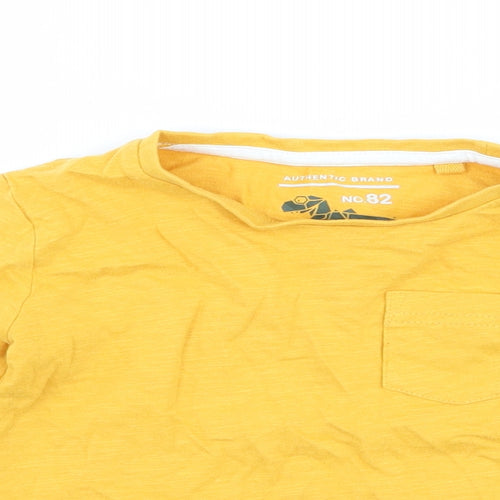 NEXT Boys Yellow   Basic T-Shirt Size 18-24 Months