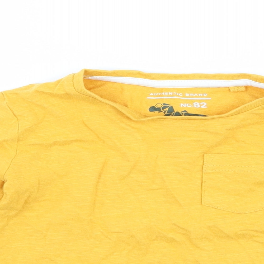 NEXT Boys Yellow   Basic T-Shirt Size 18-24 Months