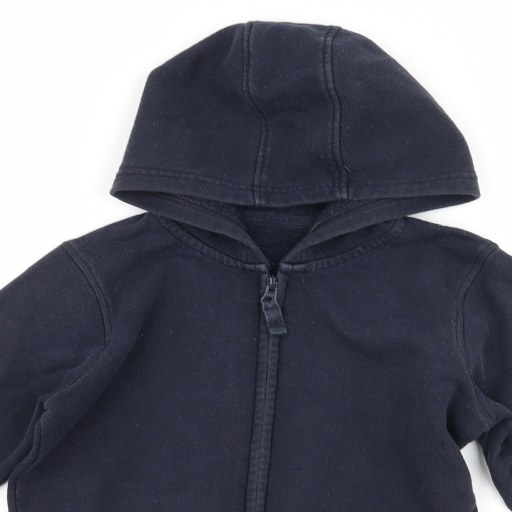 Marks and Spencer Boys Blue   Full Zip Hoodie Size 8-9 Years