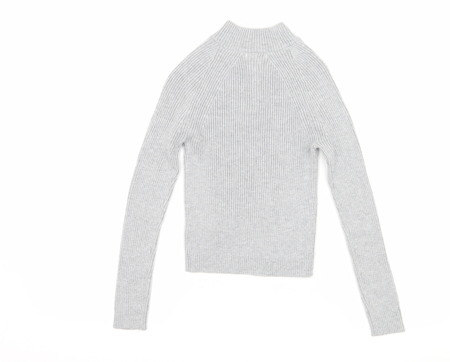 Primark Girls Silver   Pullover Jumper Size 8-9 Years
