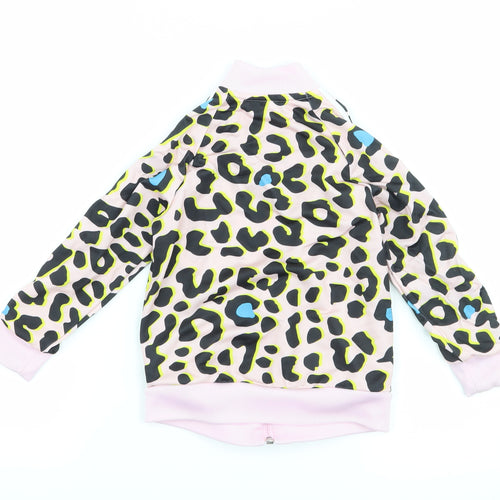 adidas Girls Pink Animal Print  Jacket  Size 2-3 Years