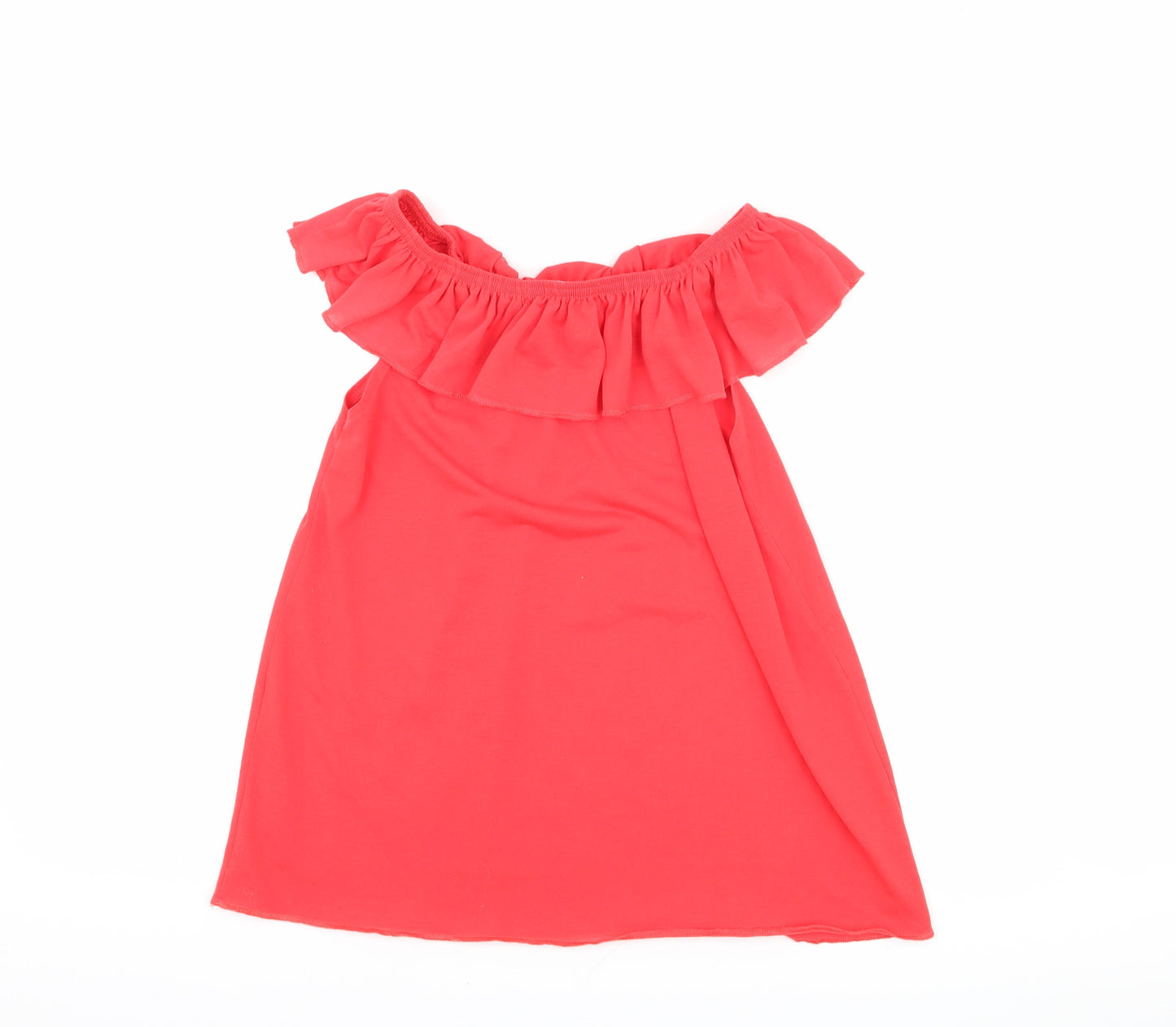 H&M Girls Red   Basic T-Shirt Size 9-10 Years