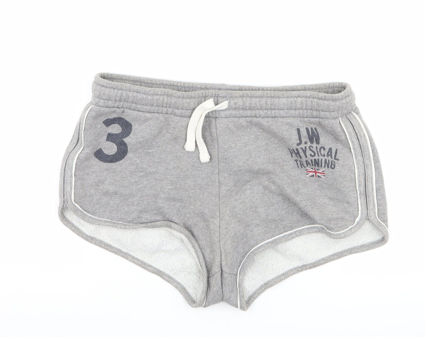Jack Wills Womens Grey   Sweat Shorts Size 10