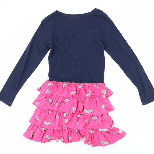 Blue Zoo Girls Blue   A-Line  Size 9-10 Years  - zebra