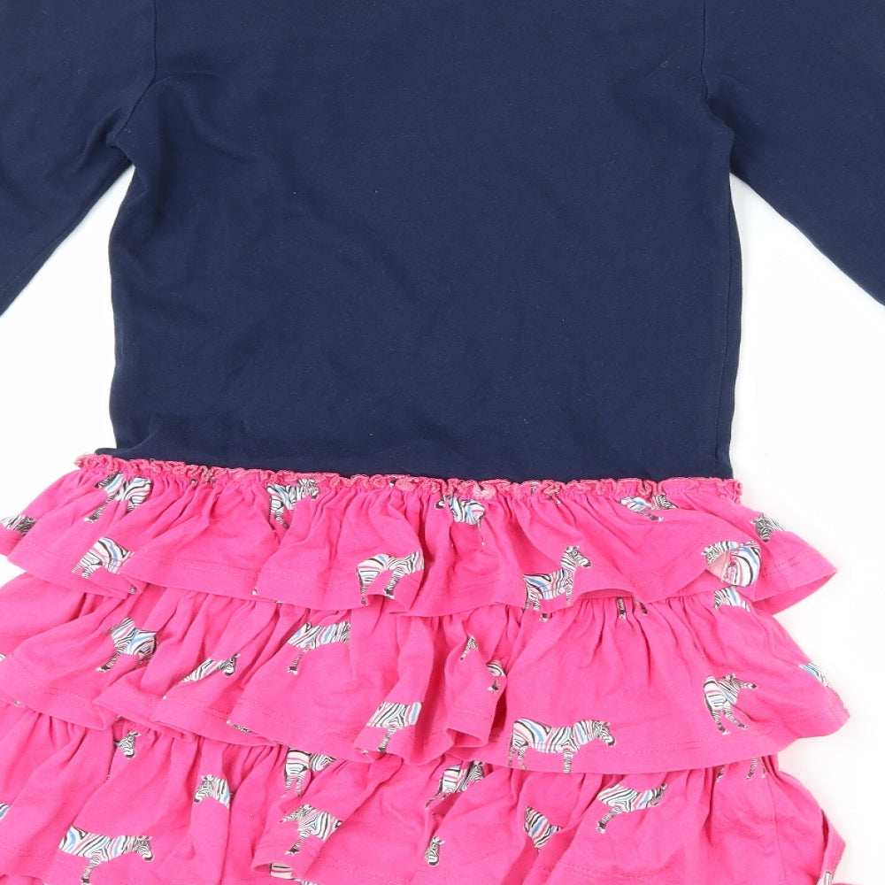 Blue Zoo Girls Blue   A-Line  Size 9-10 Years  - zebra