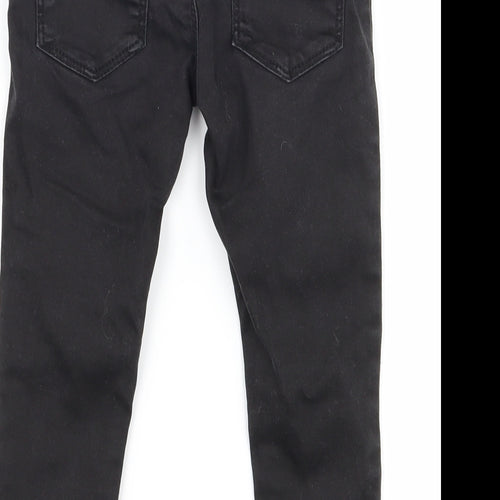 Denim co Girls Black  Denim Skinny Jeans Size 2-3 Years - Distressed