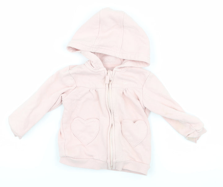 George Girls Pink Jacket Size 6-9 Months