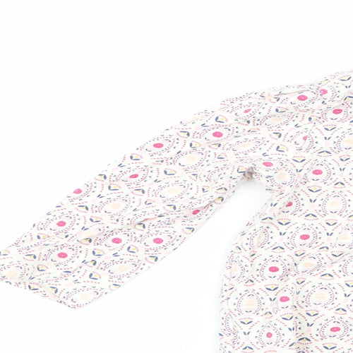 Boots Mini Club Girls White Floral  Basic T-Shirt Size 6-9 Months