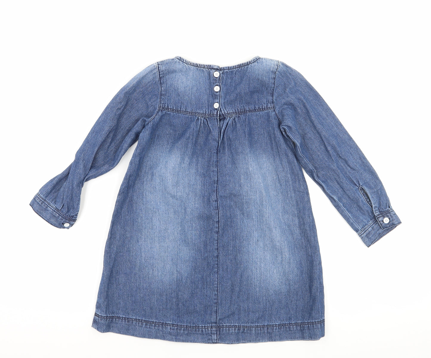 NEXT Girls Blue  Denim A-Line  Size 3-4 Years