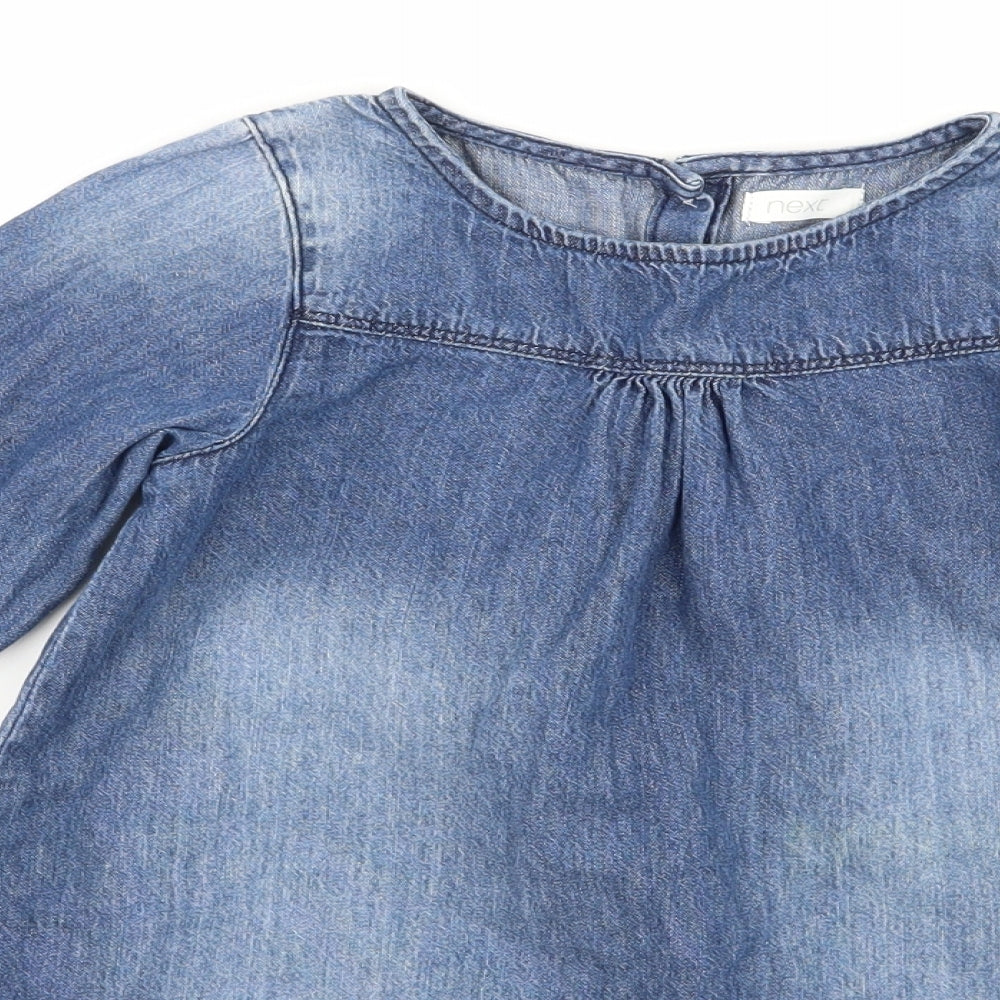 NEXT Girls Blue  Denim A-Line  Size 3-4 Years
