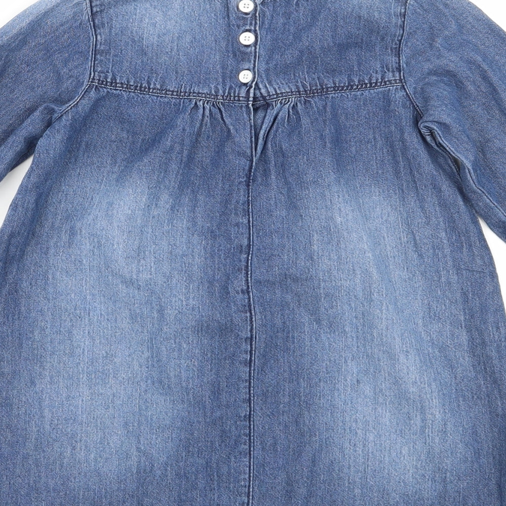 NEXT Girls Blue  Denim A-Line  Size 3-4 Years