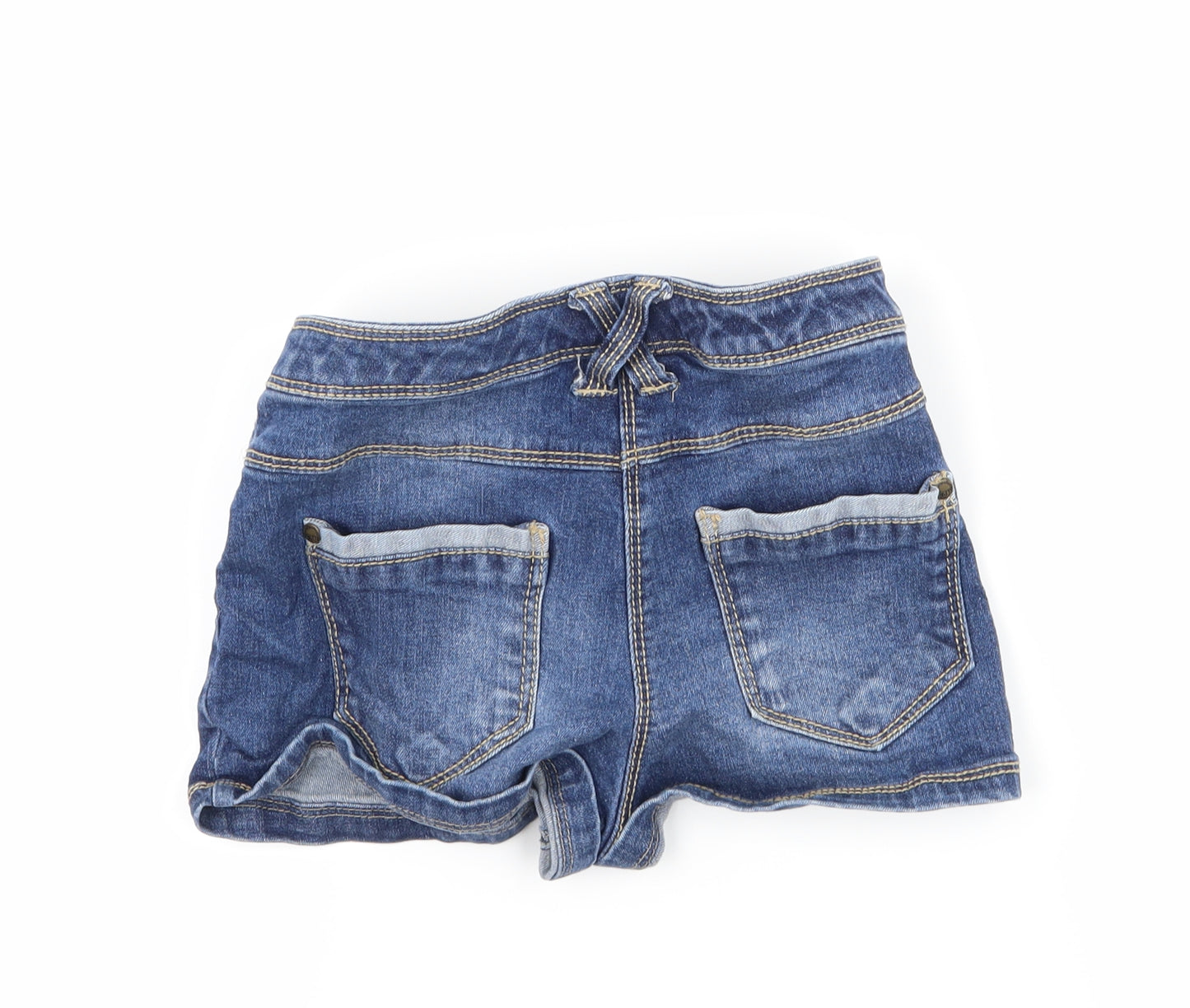 NEXT Girls Blue  Denim Hot Pants Shorts Size 7 Years
