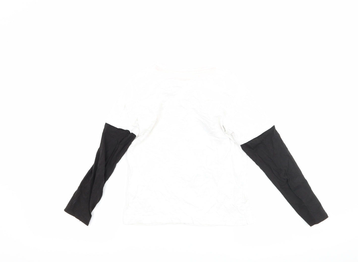 George Boys White   Basic T-Shirt Size 7-8 Years  - nyc