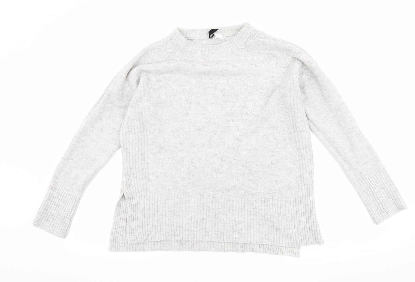 H&M Womens Grey   Pullover Jumper Size M