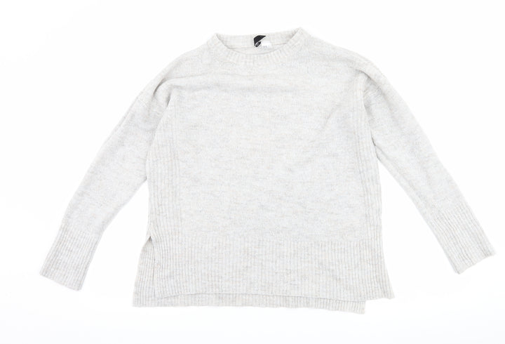 H&M Womens Grey   Pullover Jumper Size M
