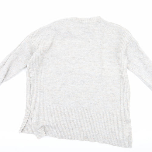 H&M Womens Grey   Pullover Jumper Size M