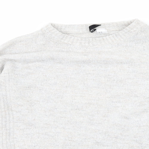 H&M Womens Grey   Pullover Jumper Size M