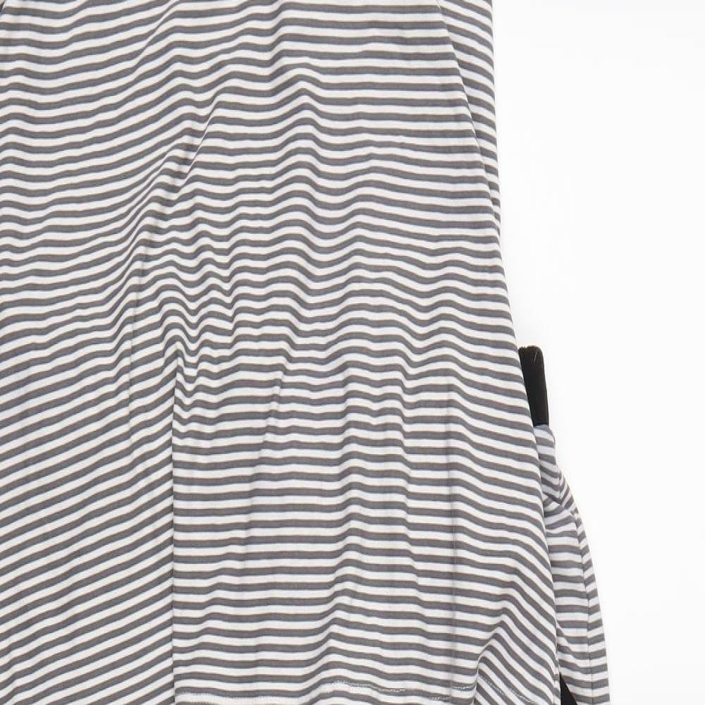 Love to Lounge Womens Grey Striped   Pyjama Set Size 14