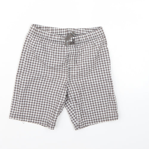 Carters Boys Grey Check  Chino Shorts Size 5 Years