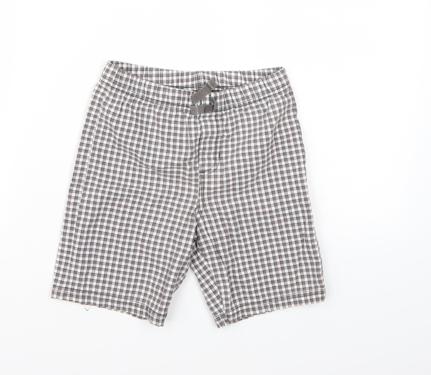 Carters Boys Grey Check  Chino Shorts Size 5 Years
