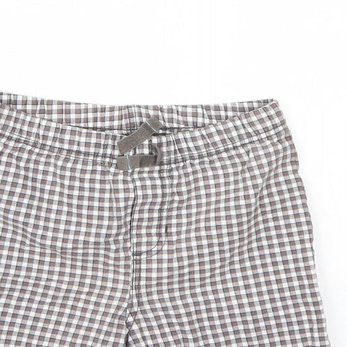 Carters Boys Grey Check  Chino Shorts Size 5 Years
