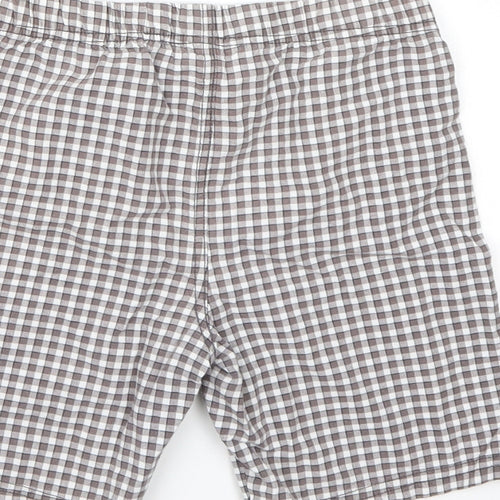 Carters Boys Grey Check  Chino Shorts Size 5 Years