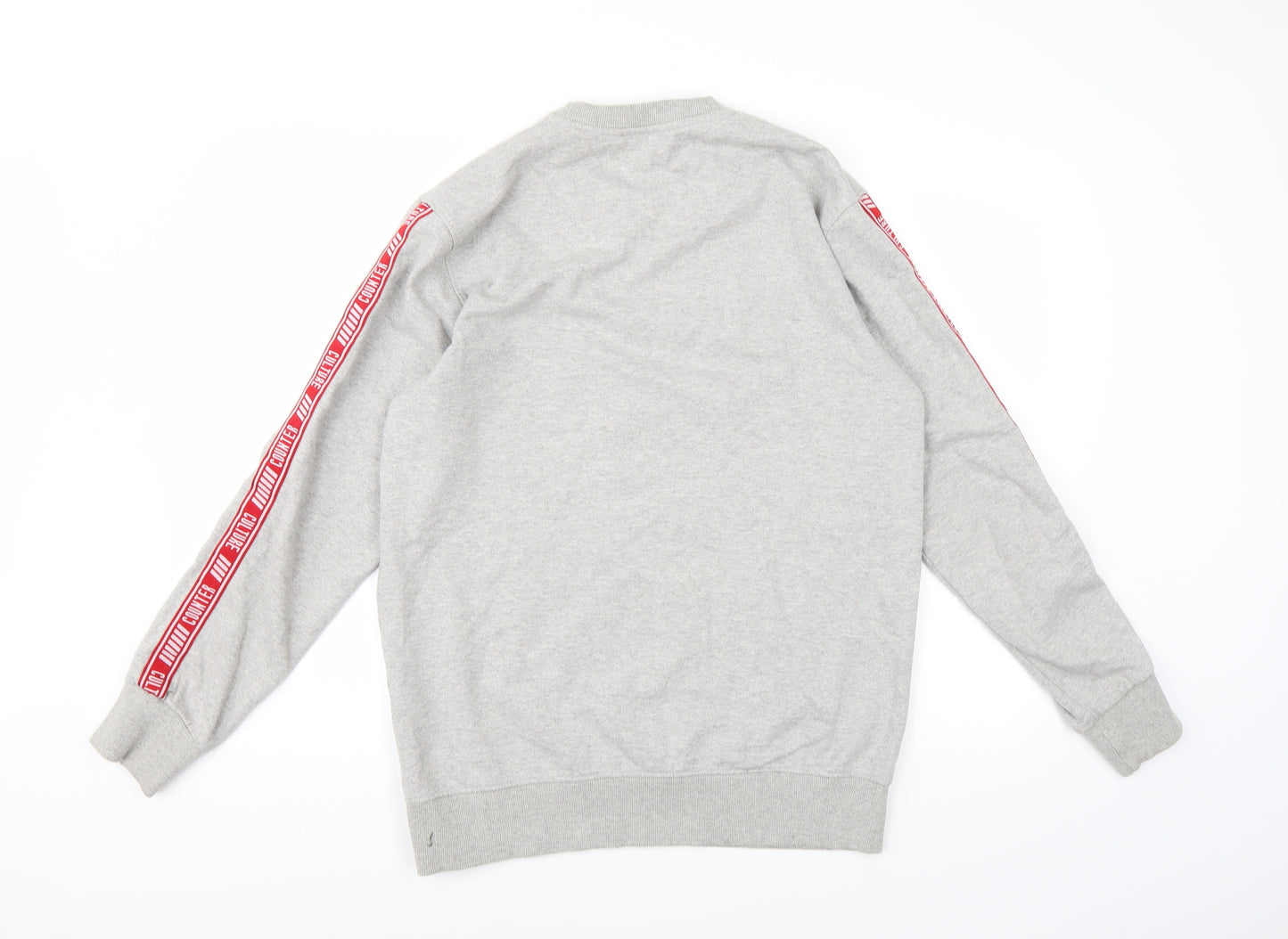 Counter Culture Mens Grey  Jersey Pullover Sweatshirt Size M