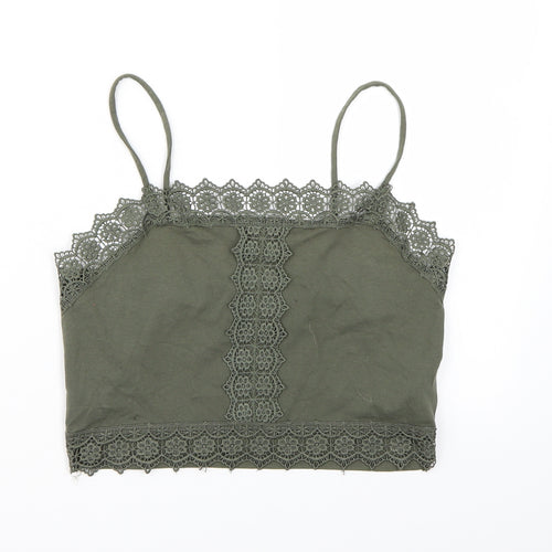 Primark Womens Green   Cropped Tank Size S