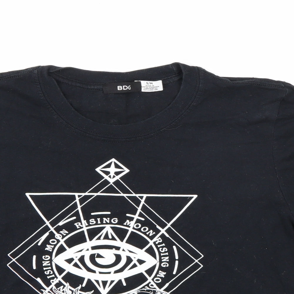BDG Womens Black   Cropped T-Shirt Size S