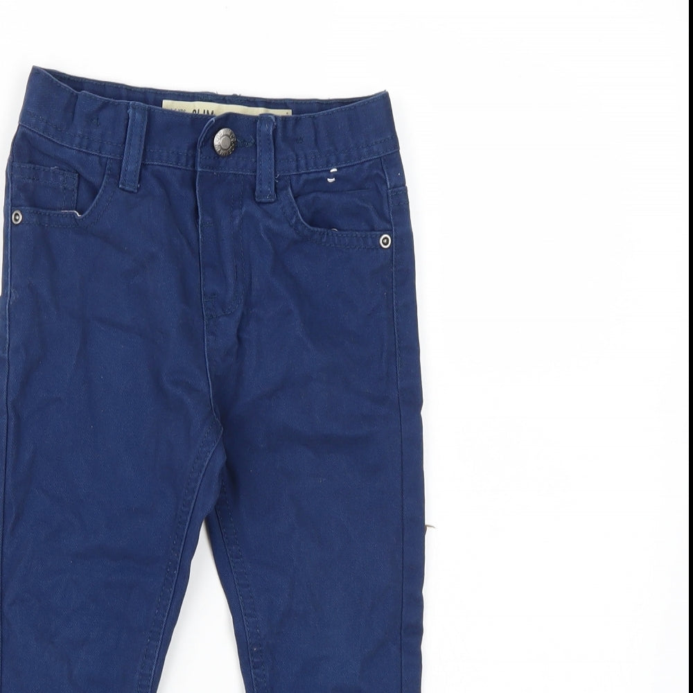 Denim co. Boys Blue   Chino Trousers Size 4-5 Years
