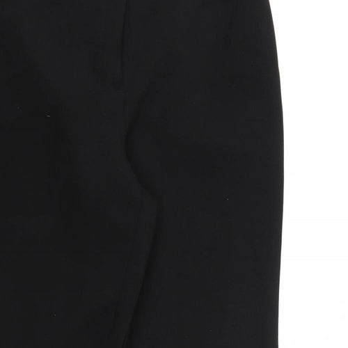 Papaya Womens Black  Rayon Trousers  Size 10 L28 in