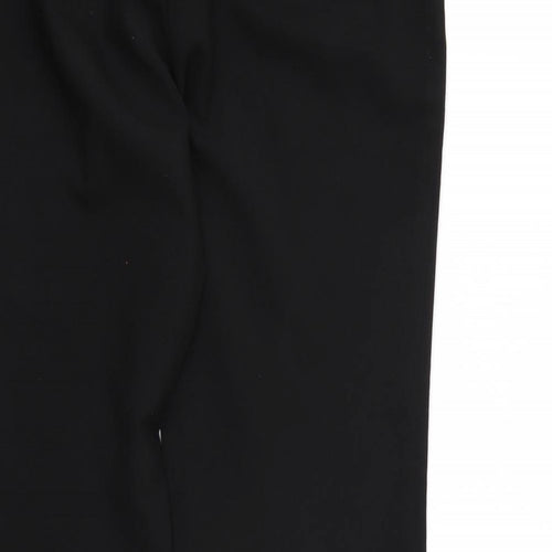Papaya Womens Black  Rayon Trousers  Size 10 L28 in