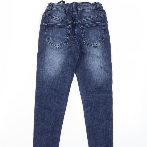 Matalan Girls Blue  Denim Skinny Jeans Size 7 Years