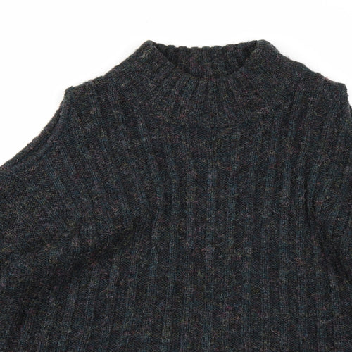Lottie Womens Blue Striped Knit Pullover Jumper Size 12