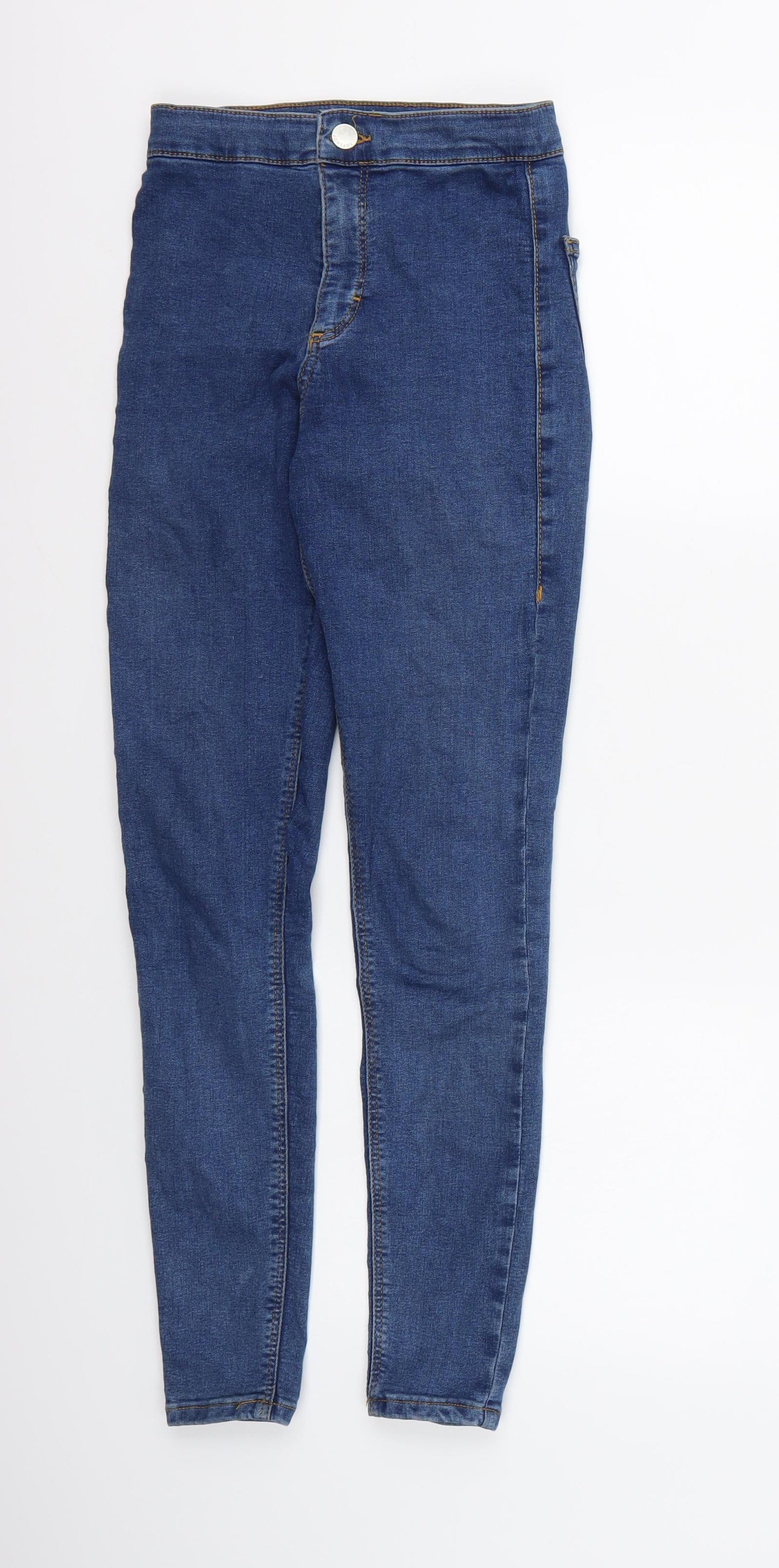Topshop Womens Blue  Denim Skinny Jeans  L30 in