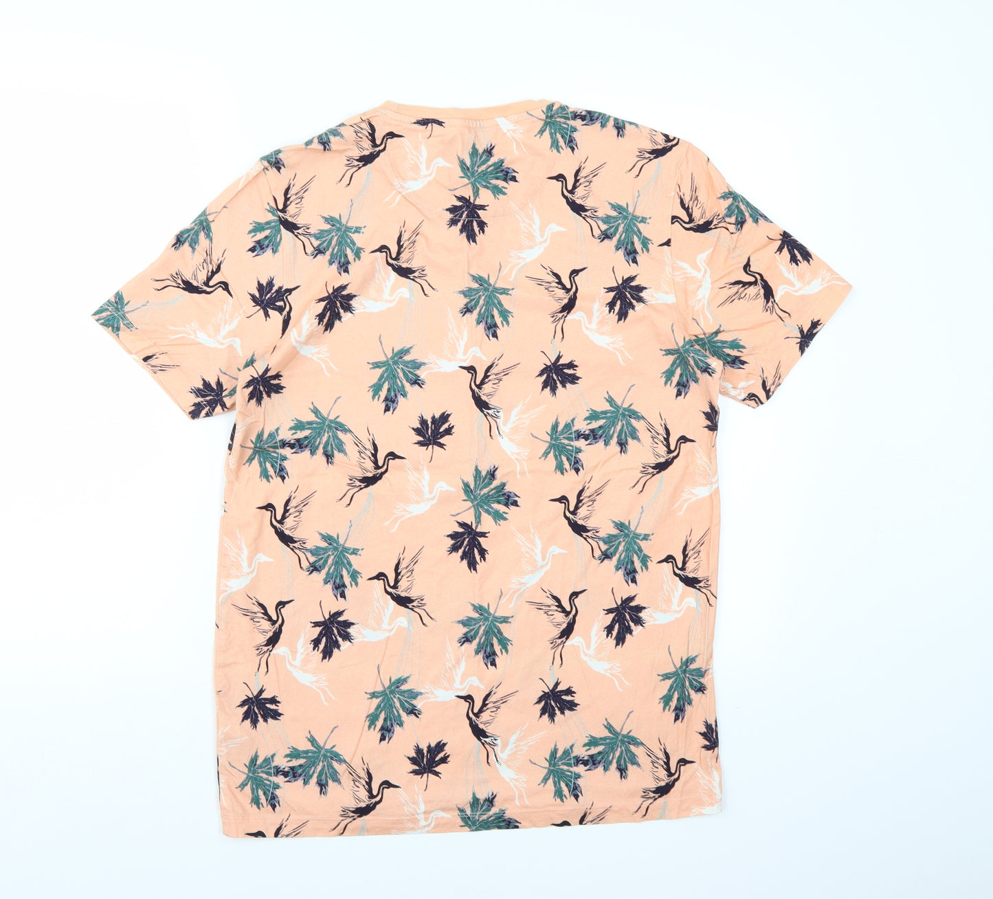 NEXT Mens Orange    T-Shirt Size M