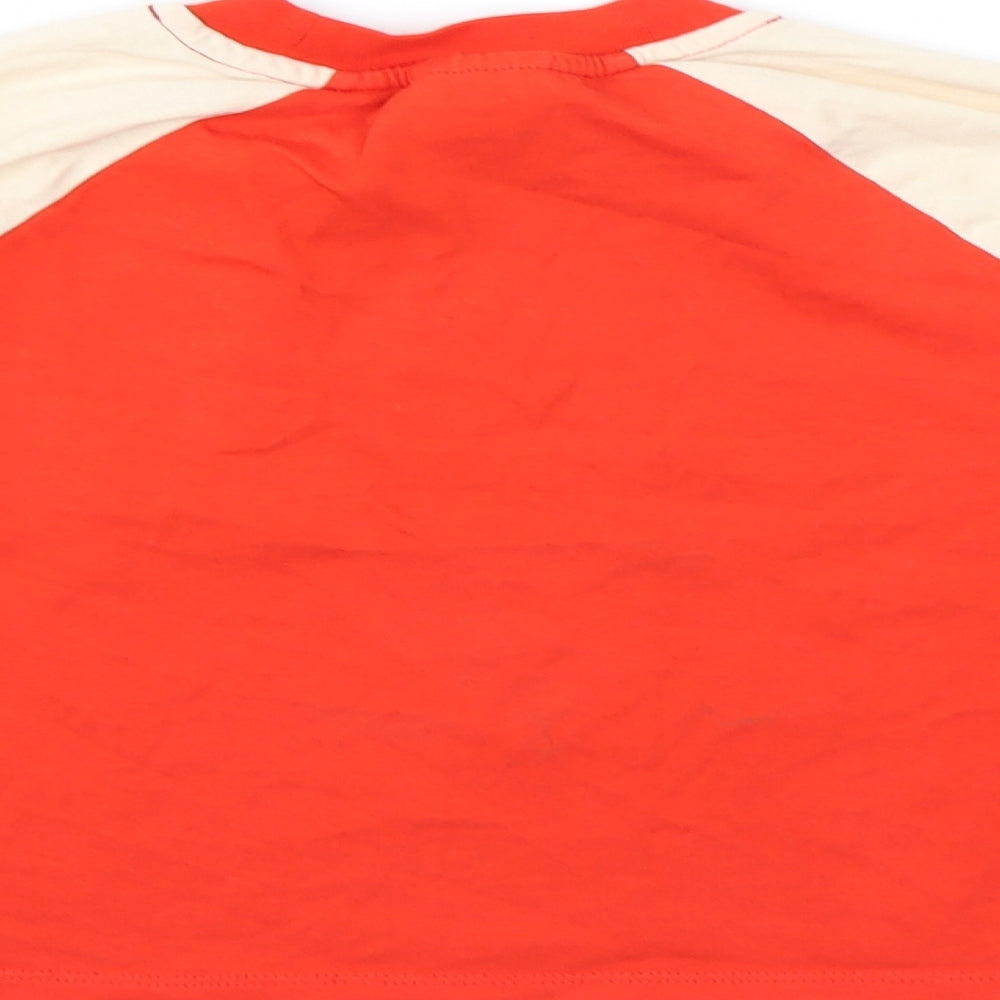IVY PARK Womens Red   Cropped T-Shirt Size XS